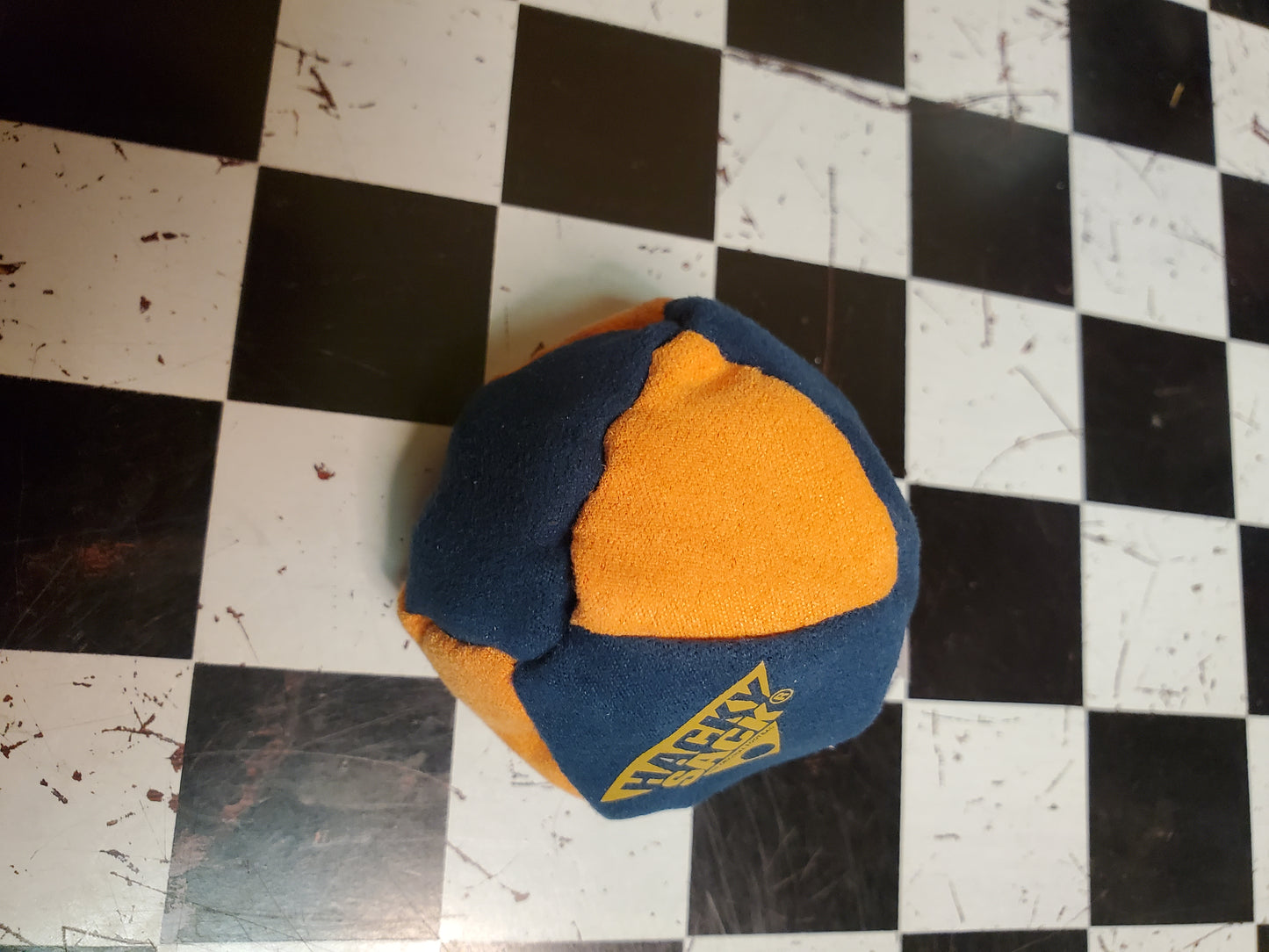Wham-o Rebel 8-panel crystal quartz sand filled Hacky sack footbag stress ball stress ball hackysack footbag juggle kick bag ball toy