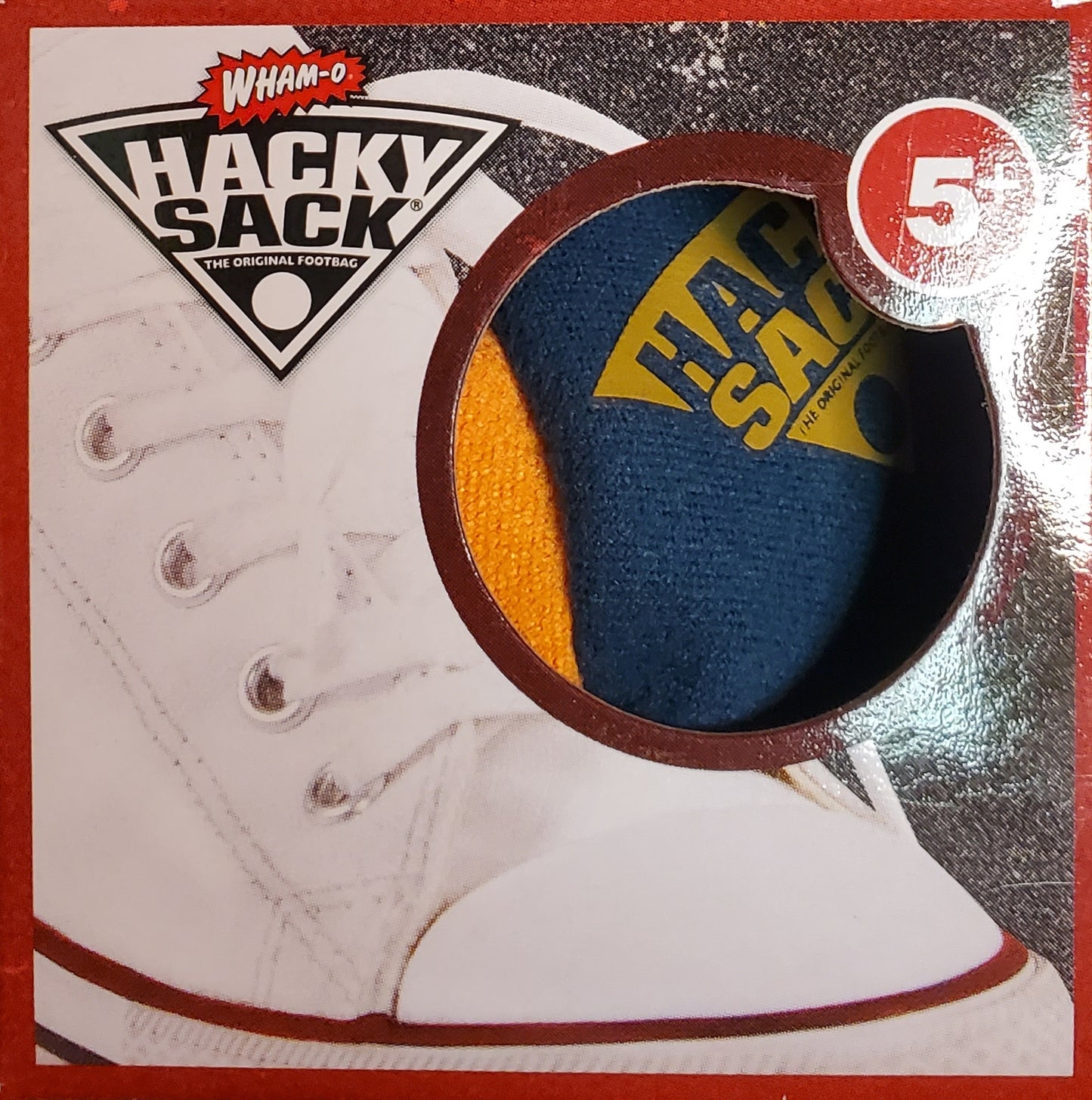 Wham-o Rebel 8-panel crystal quartz sand filled Hacky sack footbag stress ball stress ball hackysack footbag juggle kick bag ball toy