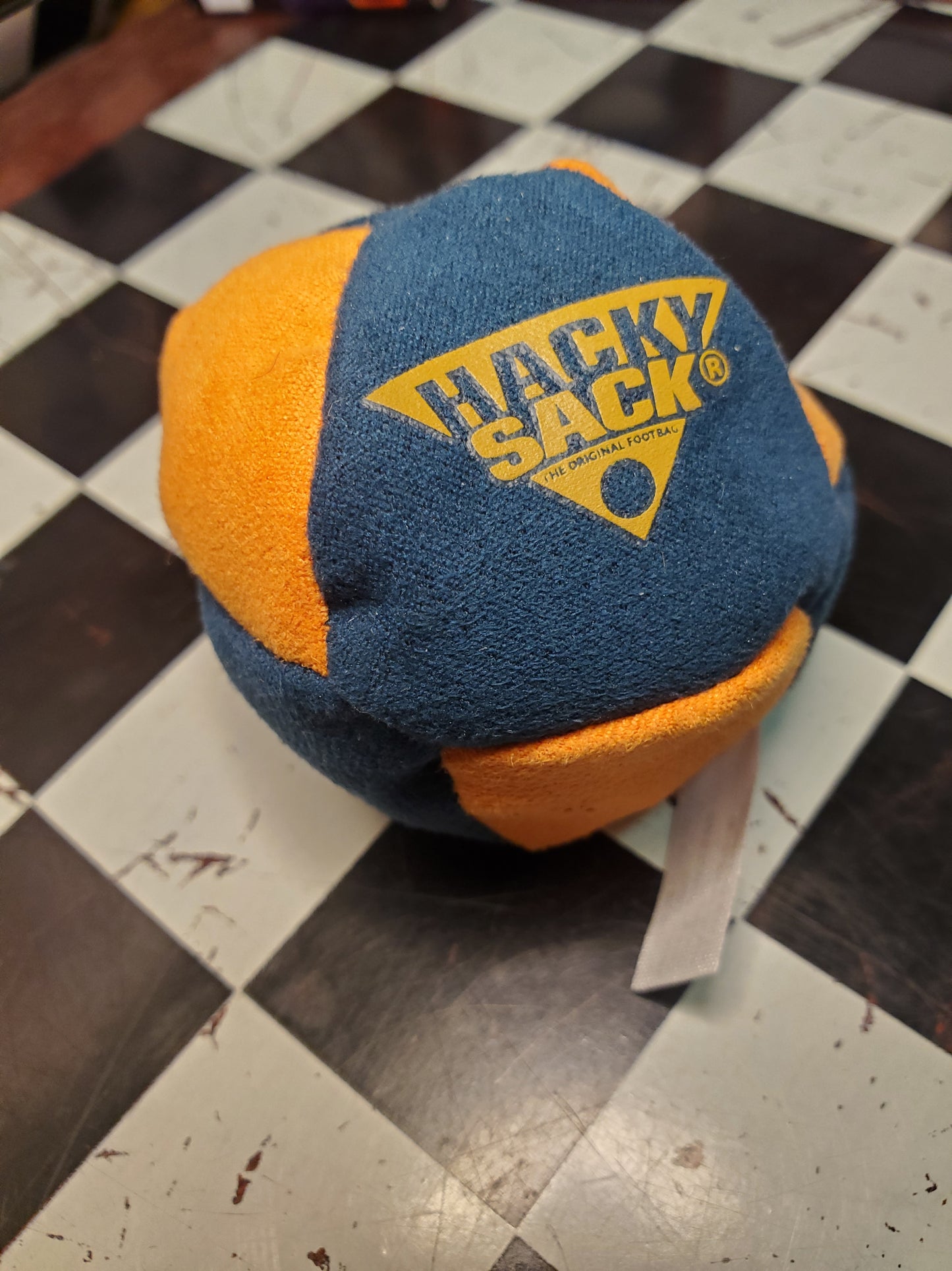 Wham-o Rebel 8-panel crystal quartz sand filled Hacky sack footbag stress ball stress ball hackysack footbag juggle kick bag ball toy