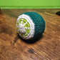 Lime footbag hackysack