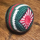 Rising sun footbag hackysack