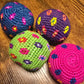Mini flower hackysack footbag
