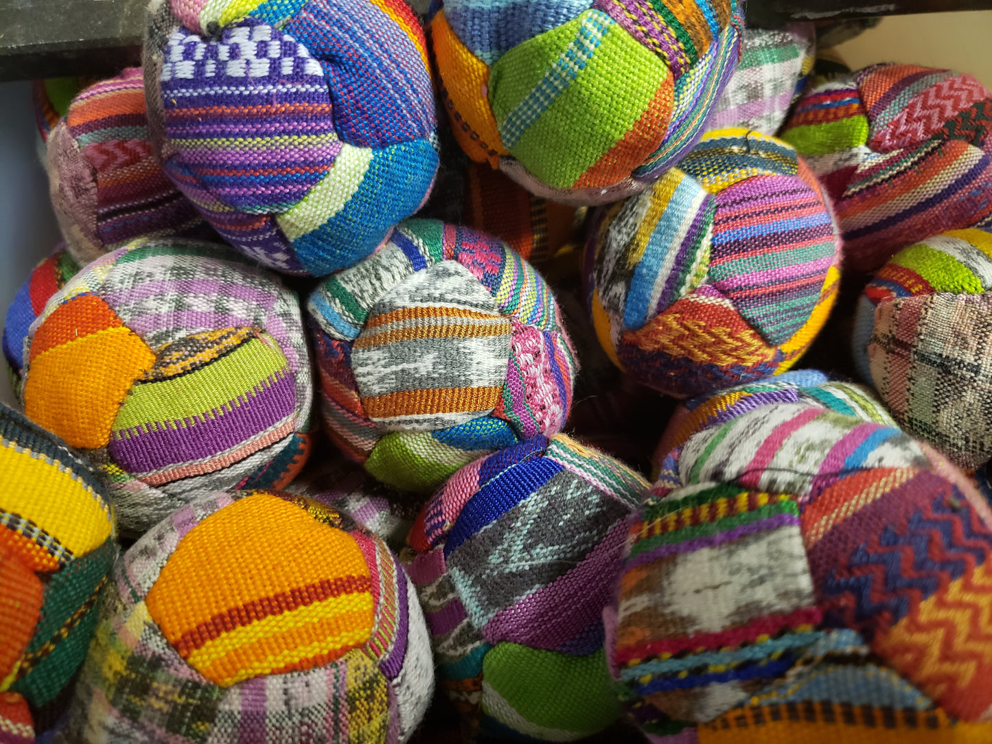 Footbag guatemalan hackysack  tribal / native Cotton panel