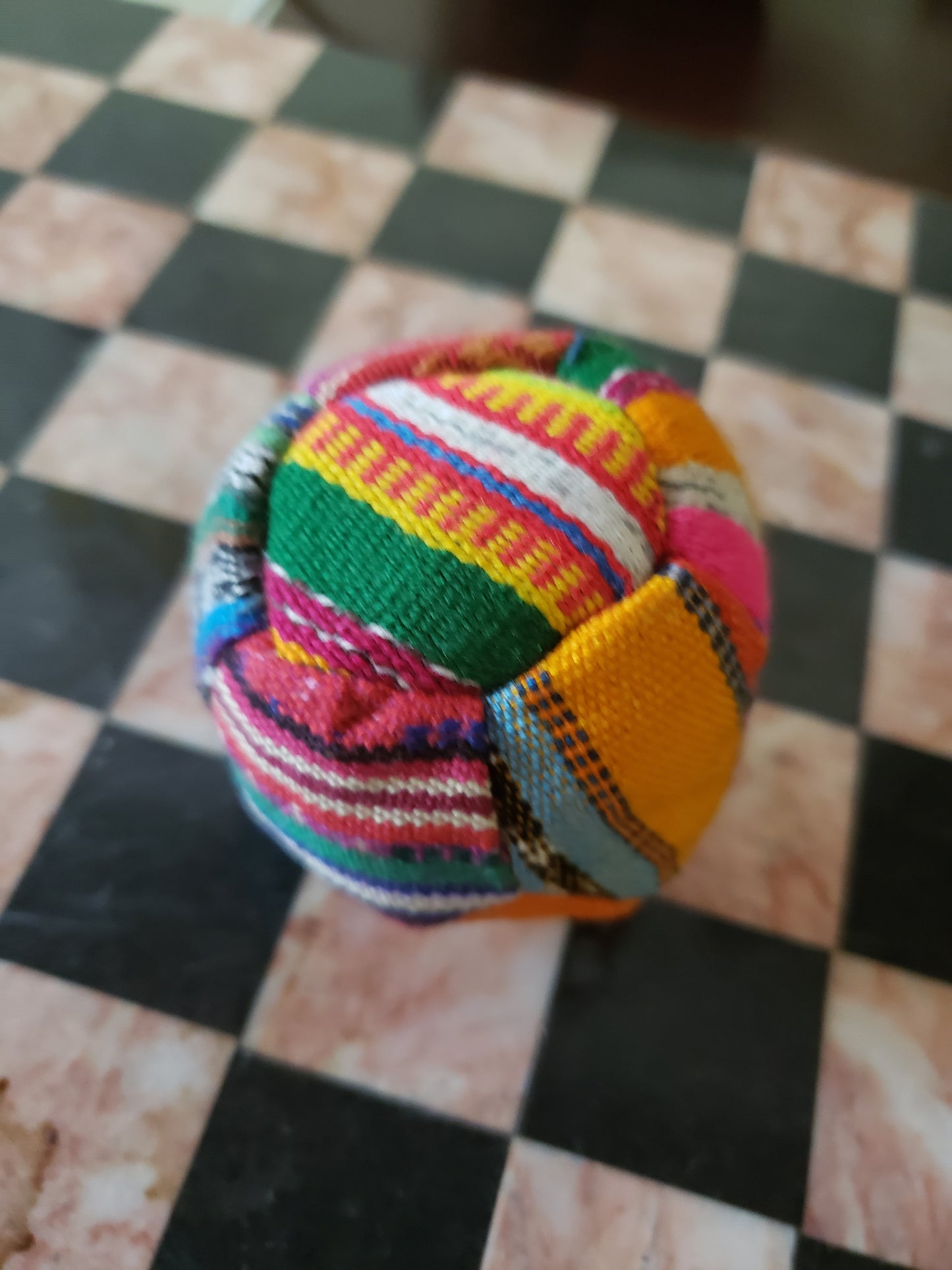 Footbag guatemalan hackysack  tribal / native Cotton panel