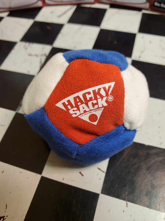 Wham-o Rouge crystal quartz sand filled 12- panel hacky sack foot bag juggle stress ball footbag kick ball toy Hackysack