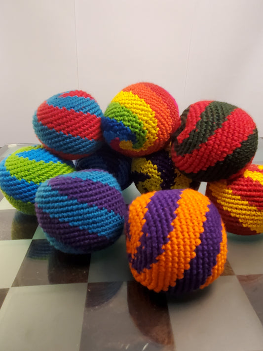 Spiral Footbag hackysack juggle foot bag hacky sack