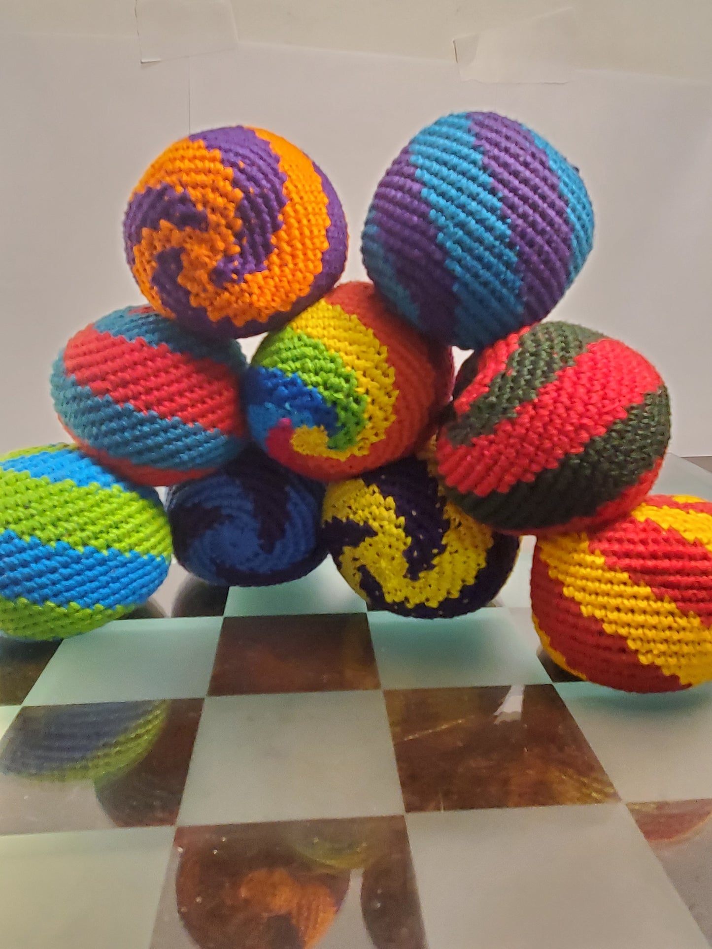 Spiral Footbag hackysack juggle foot bag hacky sack