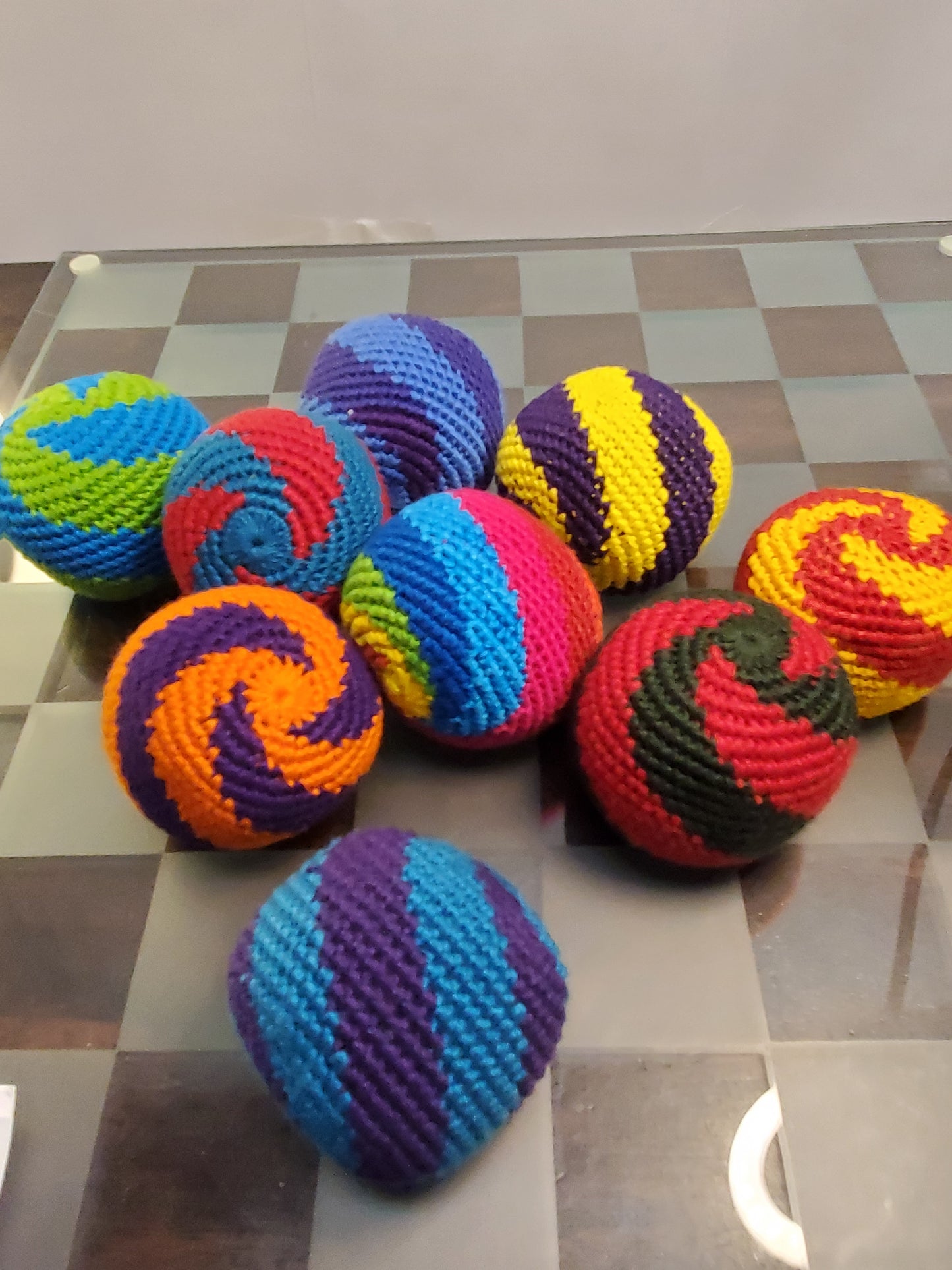 Spiral Footbag hackysack juggle foot bag hacky sack