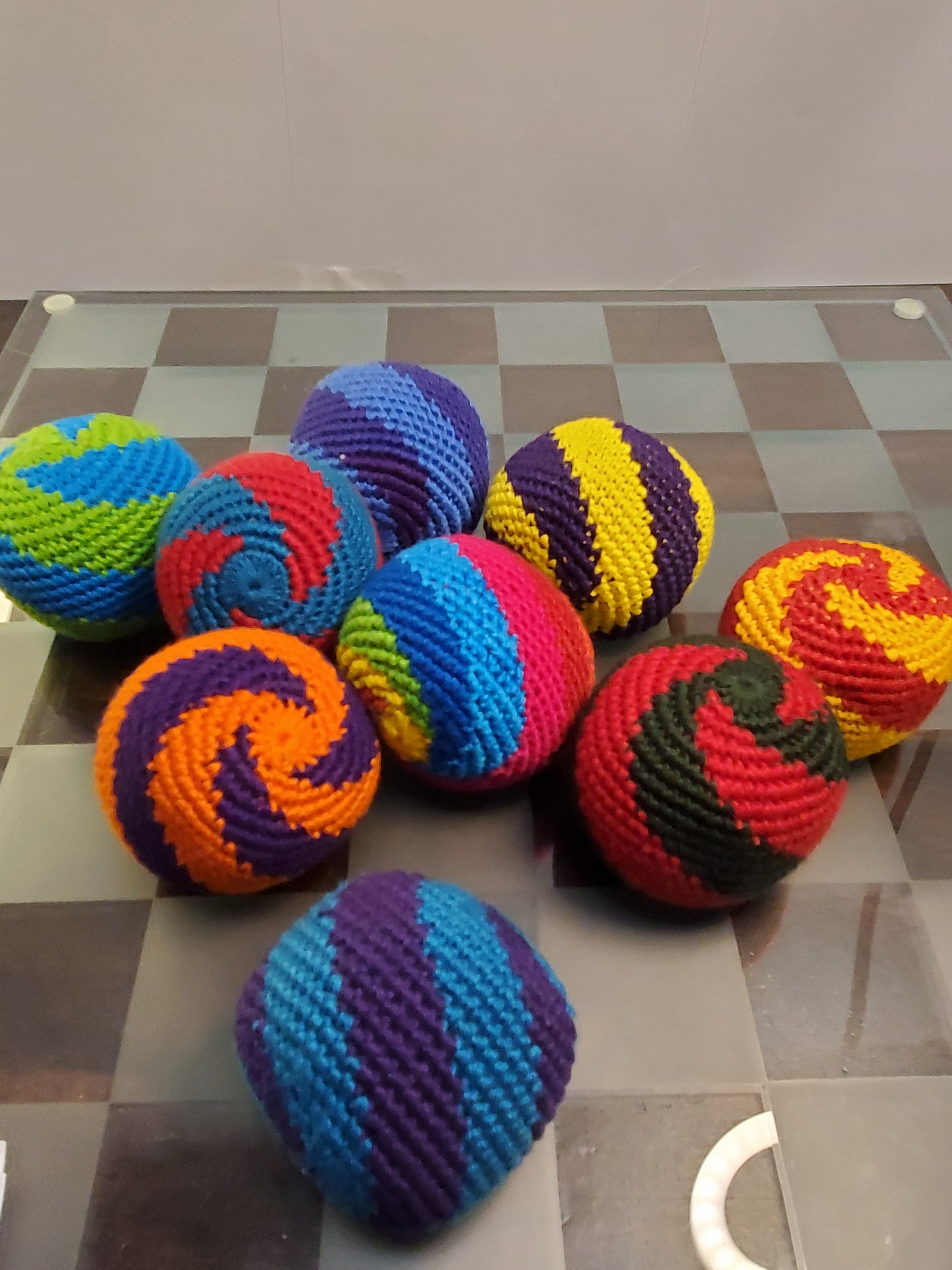Spiral Footbag hackysack juggle foot bag hacky sack