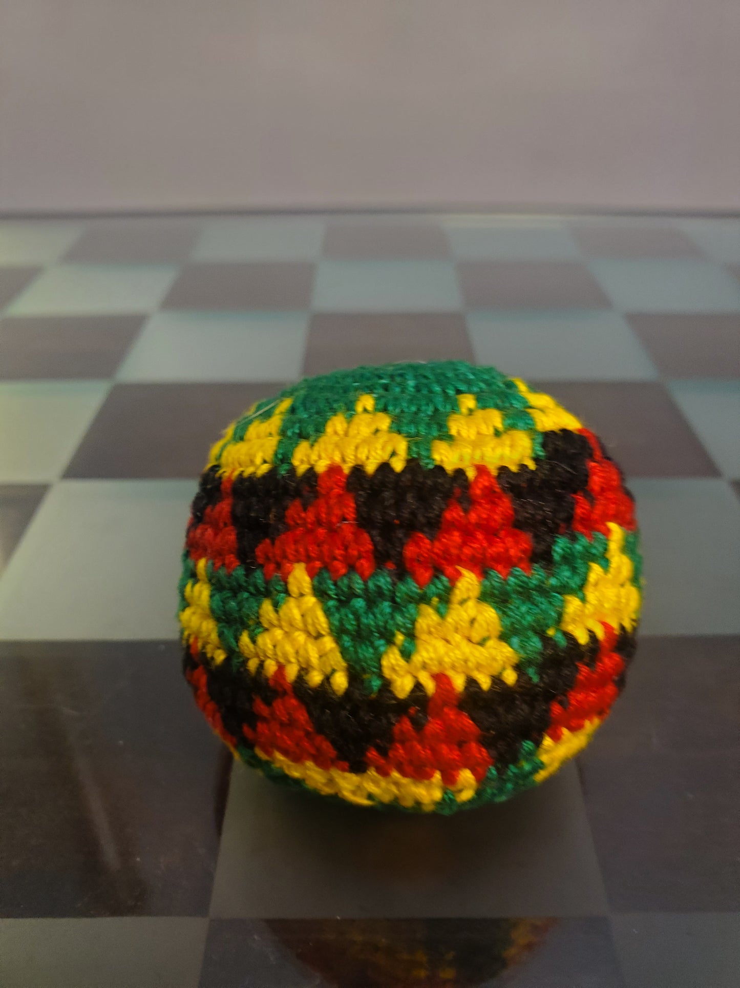 Rasta Hackysack Footbag Festival Juggling Hacky Sack Toy rastafarian color style