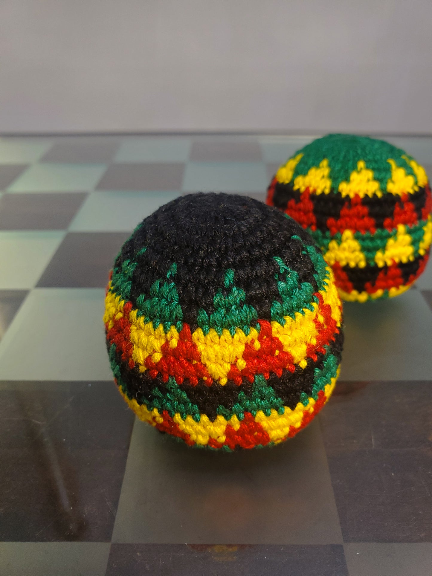 Rasta Hackysack Footbag Festival Juggling Hacky Sack Toy rastafarian color style