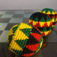 Rasta Hackysack Footbag Festival Juggling Hacky Sack Toy rastafarian color style