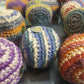 Hempster natural Hemp bead hackysack hand made juggling footbag hacky sack
