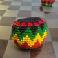 Rasta Hackysack Footbag Festival Juggling Hacky Sack Toy rastafarian color style