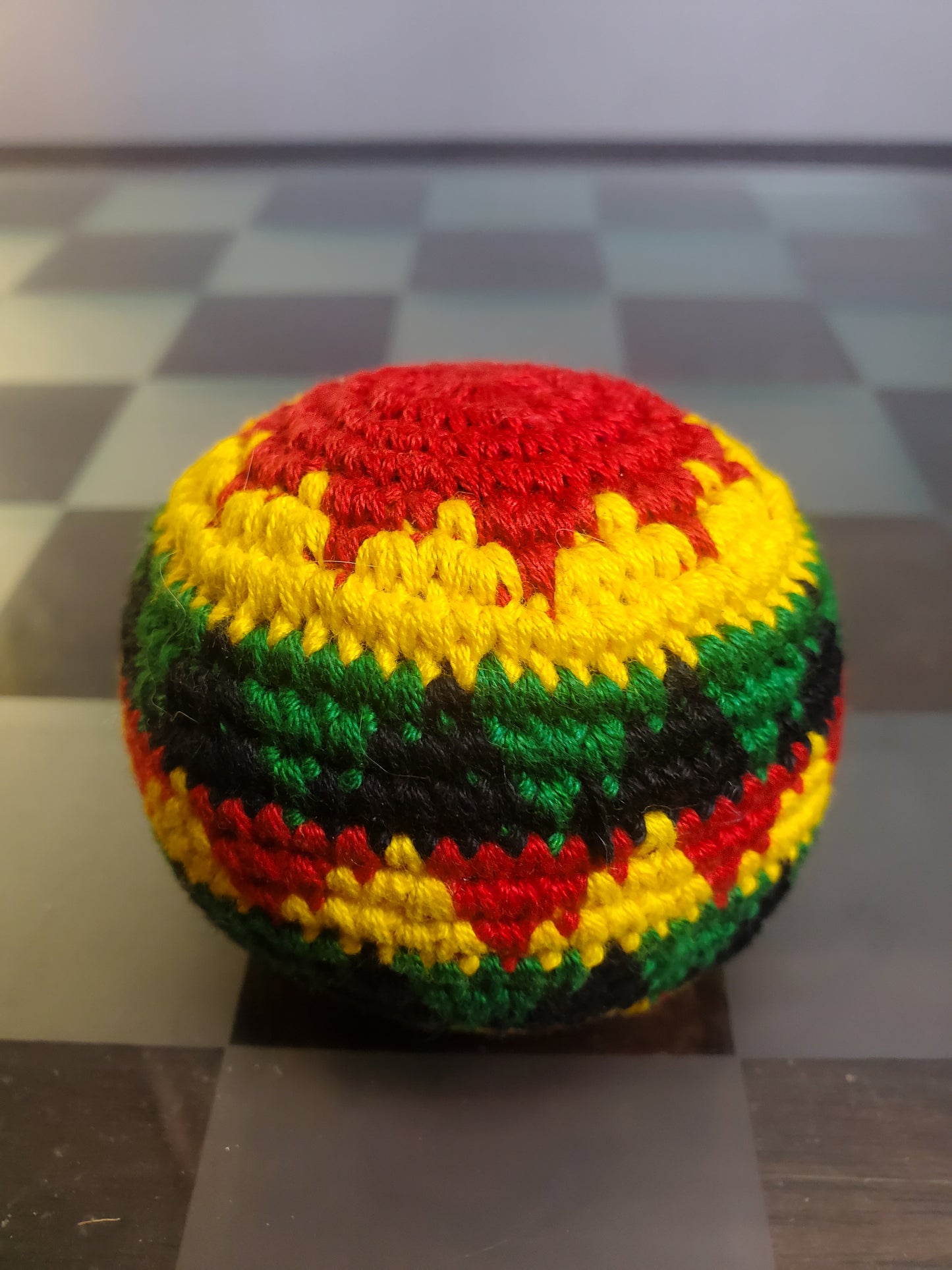 Rasta Hackysack Footbag Festival Juggling Hacky Sack Toy rastafarian color style